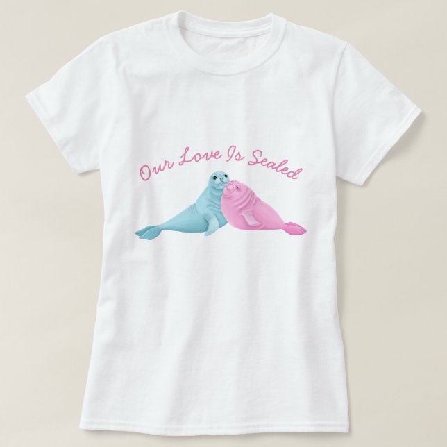 Camiseta Nuestro amor está sellado (Diseño del anverso)