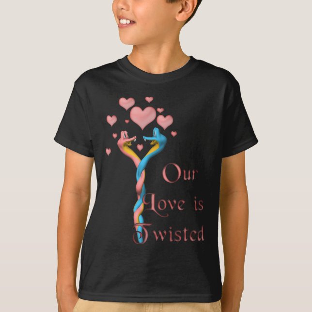 Camiseta Nuestro amor está torcido (Anverso)