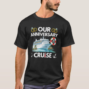 Camiseta Nuestro aniversario 35 Cruise Trip Husband Wife Cr