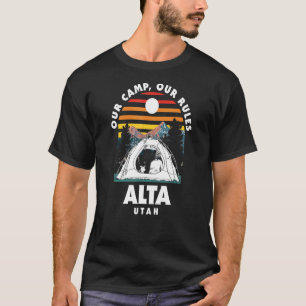 Camiseta Nuestro campamento Nuestras Reglas Alta Camping Ut