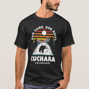 Camiseta Nuestro campamento Nuestras Reglas Camping Camping