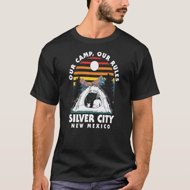 Camiseta Nuestro campamento nuestras reglas: Camping de Ciu (Anverso)
