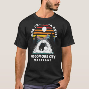 Camiseta Nuestro campamento Nuestras reglas Pocomoke City C