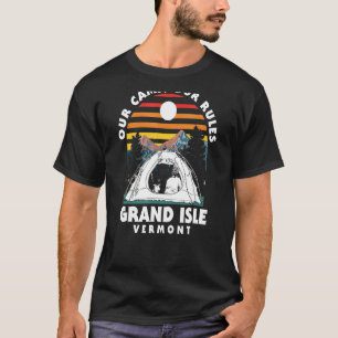 Camiseta Nuestro Campo Nuestras Reglas Gran Isla Camping Ve