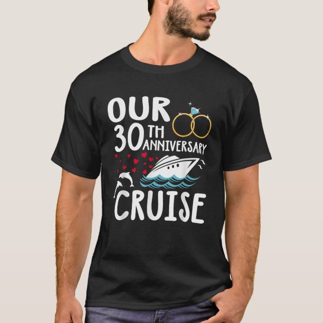 Camiseta Nuestro crucero de 30 años por el matrimonio (Anverso)