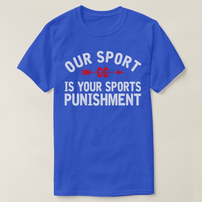 Camiseta Nuestro deporte es tu país de castigo deportivo (Diseño del anverso)