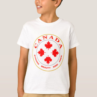 Camiseta Nuestro emblema de Canadá