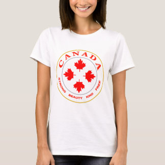 Camiseta Nuestro emblema de Canadá