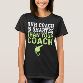 Camiseta Nuestro Entrenador Es Más Inteligente Que Su Entre