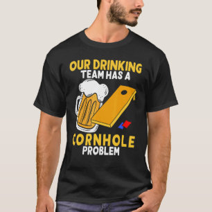 Camiseta Nuestro Equipo De Bebidas Tiene Un Problema De Agu