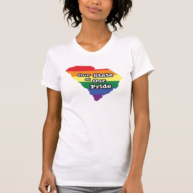 Camiseta Nuestro estado de orgullo| Carolina del Sur (Anverso)