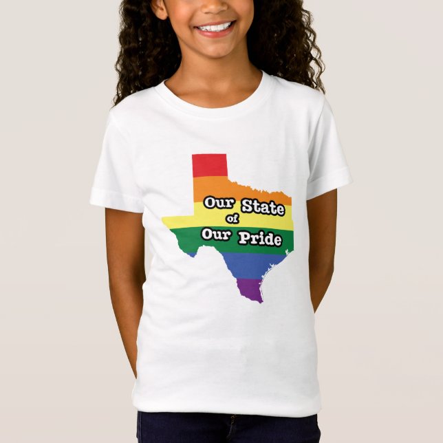 Camiseta Nuestro estado de orgullo| Texas (Anverso)