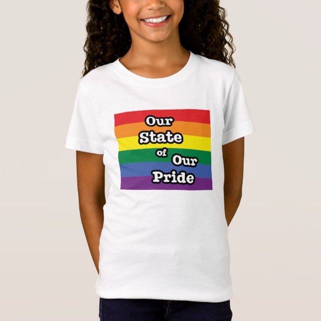 Camiseta Nuestro estado de orgullo| Wyoming (Anverso)
