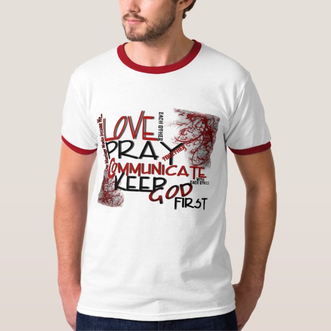 Camiseta Nuestro matrimonio funciona porque el cantante mas (Anverso)