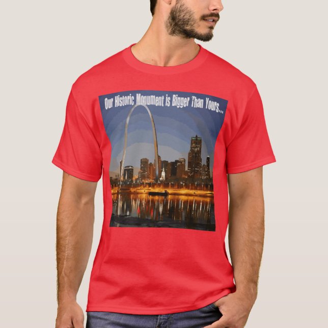 Camiseta Nuestro monumento histórico es más grande que el (Anverso)