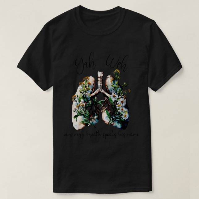 Camiseta Nuestro Muy Respirante Habla Su Nombre YHWH Rel Cr (Diseño del anverso)
