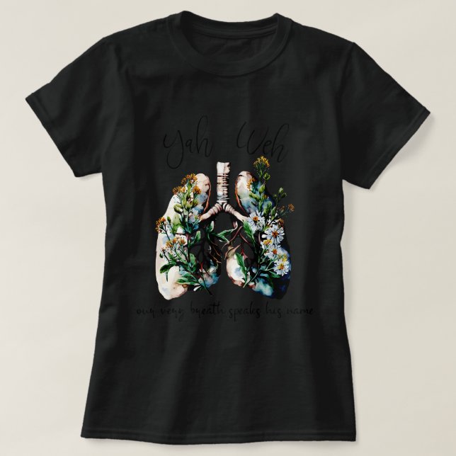 Camiseta Nuestro Muy Respirante Habla Su Nombre YHWH Rel Cr (Diseño del anverso)