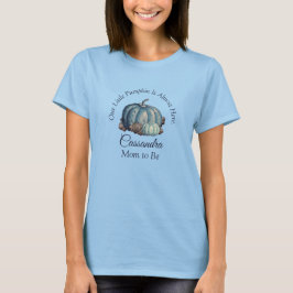 Camiseta Nuestro pequeño azul de calabaza | Baby Shower Dad