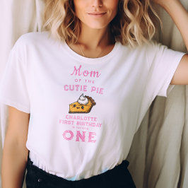 Camiseta Nuestro Pequeño Día De Pi De Cutie Primer Cumpleañ