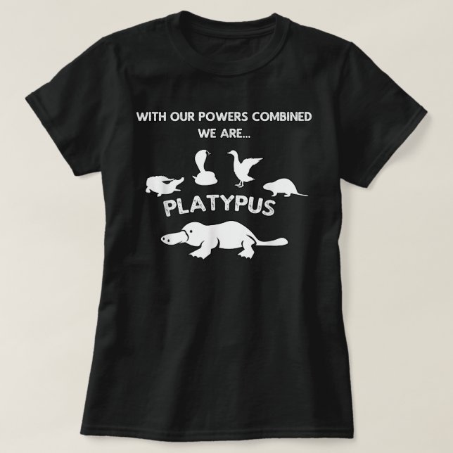 Camiseta Nuestro Poder Combinado Somos Platypus - La Zoolog (Diseño del anverso)