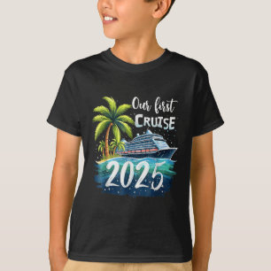 Camiseta Nuestro Primer Crucero 2025 Juntos Viaje Familiar 