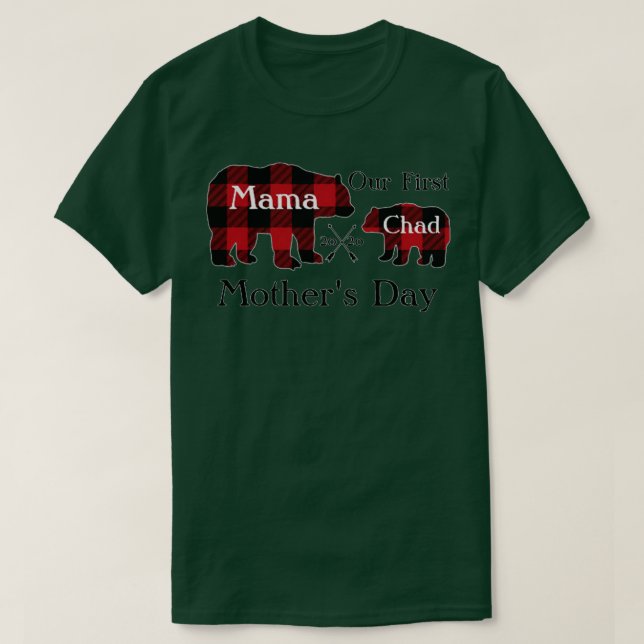 Camiseta Nuestro primer Día de la Madre (Diseño del anverso)