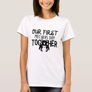 Camiseta Nuestro primer Día de la Madre juntos, mamá Koala