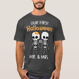 Camiseta Nuestro primer Halloween Sr. Sra. Matching Parejas