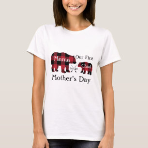Camiseta Nuestro primer Personalizado del Día de la Madre