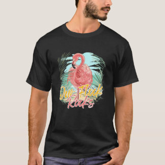 Camiseta Nuestro Rebaño Rocks Susurrador de Flamenco Rosa A