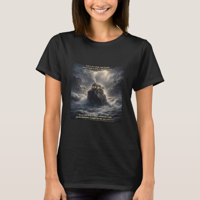 Camiseta Nuestro refugio y fortaleza (Anverso)