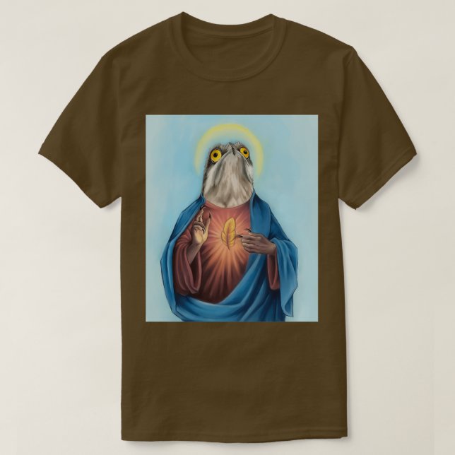 Camiseta Nuestro Señor y ave salvadora (Diseño del anverso)