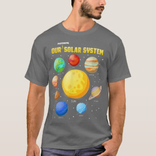Camiseta Nuestros increíbles sistemas solares planean la ci