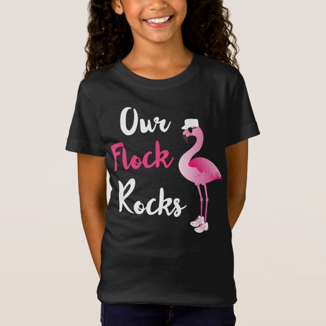 Camiseta Nuestros Navidades de crucero Flamingo Adorables R (Anverso)