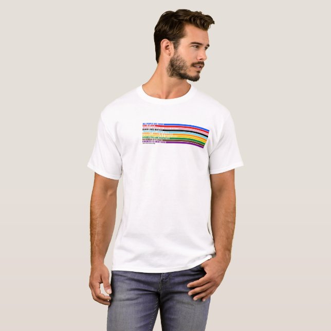 Camiseta Nuestros valores son (Anverso completo)