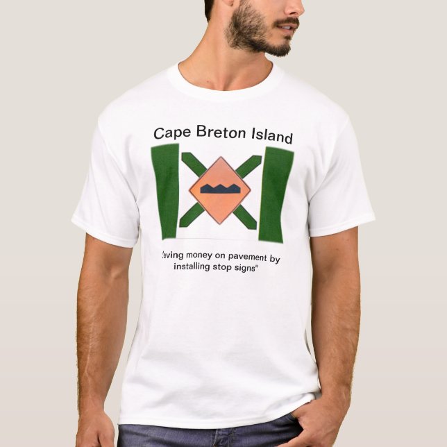 Camiseta Nueva bandera del bretón del cabo (Anverso)