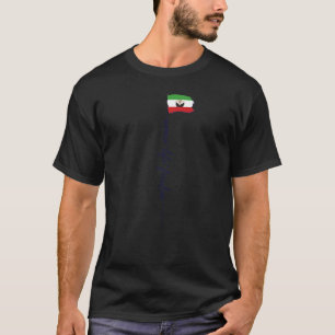 Camiseta Nueva bandera iraní sin hiyab Mujeres apoyo a puño