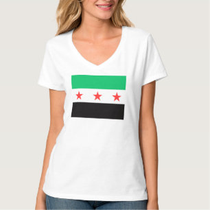 Camiseta Nueva bandera siria libertad de Siria después de l