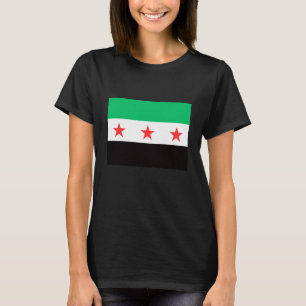 Camiseta Nueva bandera siria libertad de Siria después de l