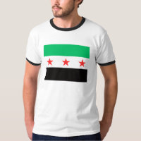 Nueva bandera siria libre de libertad post revoluc