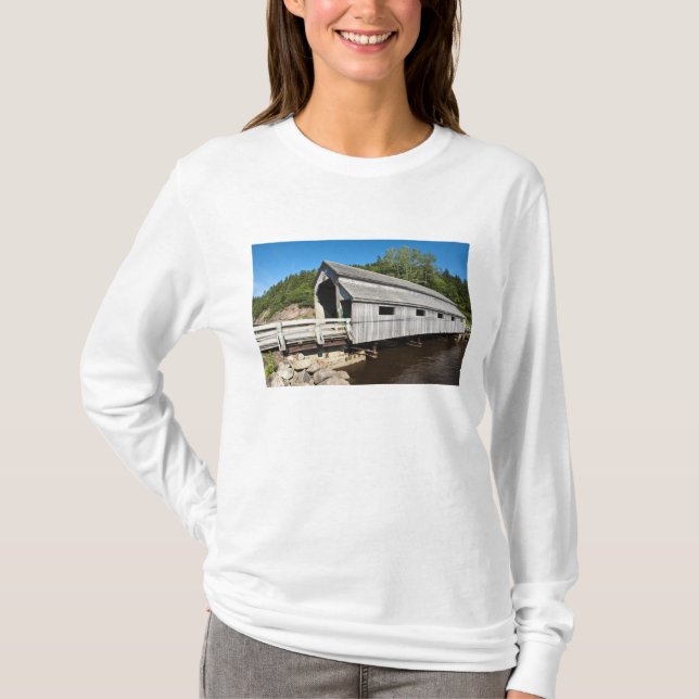 Camiseta Nueva Brunswick, Canadá. Río irlandés cubierto (Anverso)