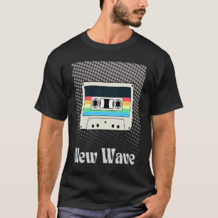 Camiseta Nueva cinta cassette retro retro de música de onda