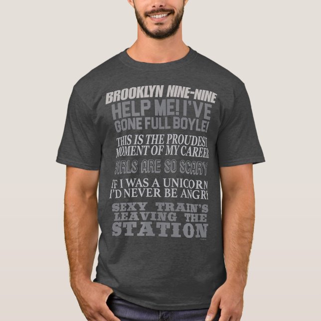 Camiseta Nueva cita de Charles Boyle en Brooklyn (Anverso)