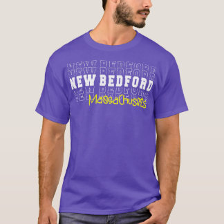 Camiseta Nueva ciudad de Bedford Massachusetts MAMÁES de Nu