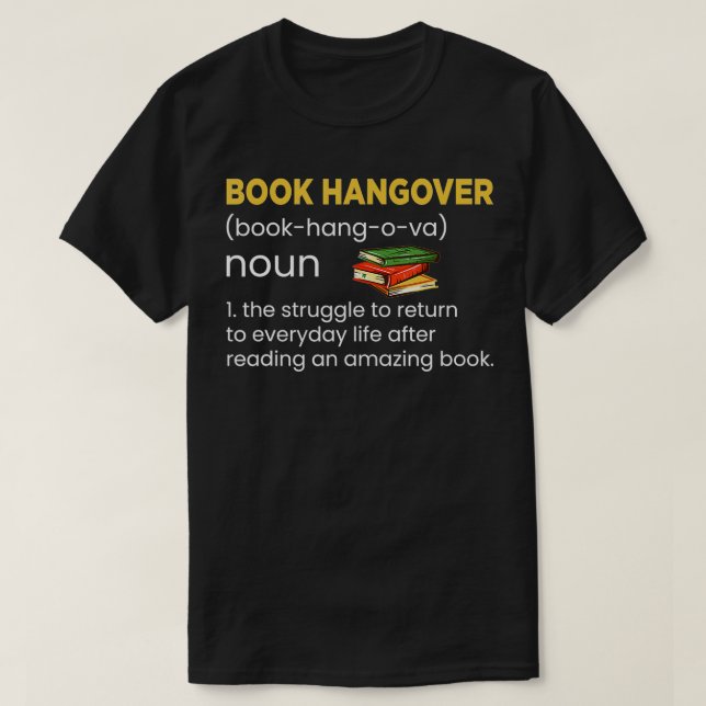 Camiseta Nueva definición de la resaca del libro La lucha p (Diseño del anverso)