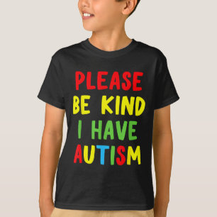 Camiseta Nueva divertida conciencia del autismo por favor s