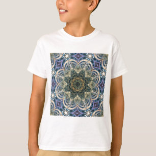 Camiseta Nueva era Bohemia Yoga Azul Púrpura Mandala
