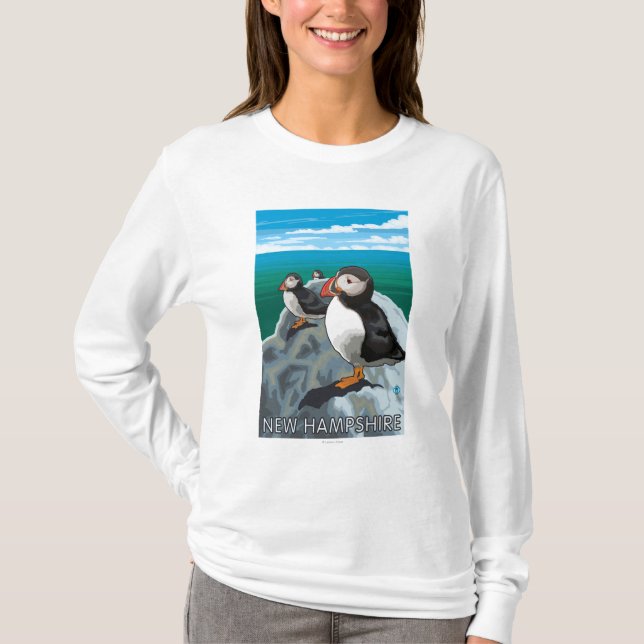 Camiseta Nueva escena de HampshirePuffins (Anverso)
