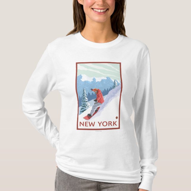 Camiseta Nueva escena de YorkSnowboarder (Anverso)