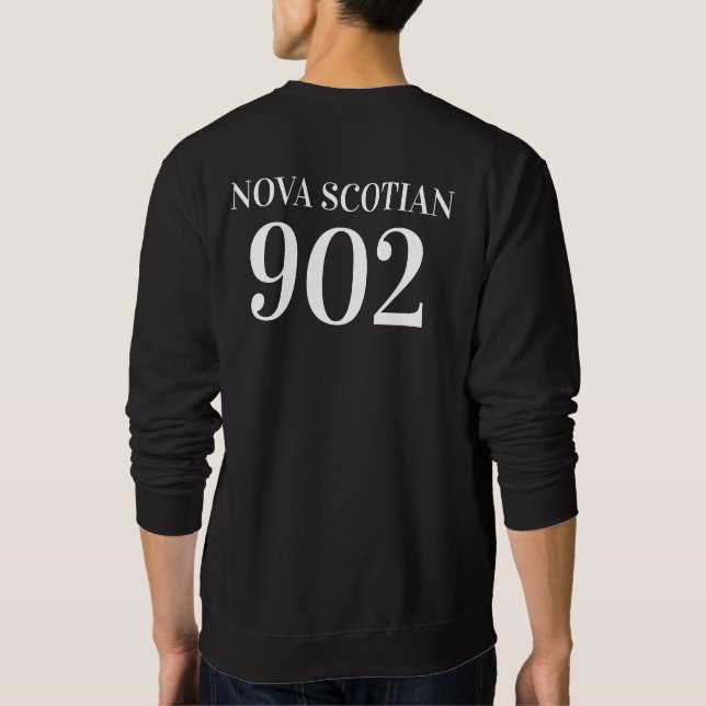Camiseta Nueva Escocia 902 Sudadera (Reverso)